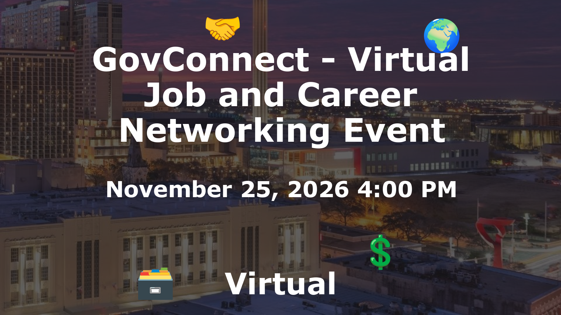 GovConnect - Virtual Job and Career Networking Event event image